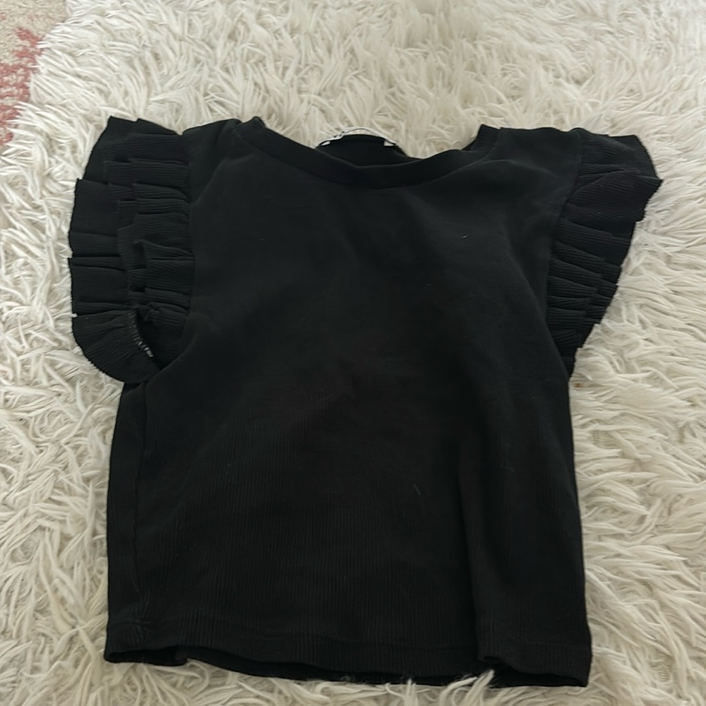 Zara ruffle top